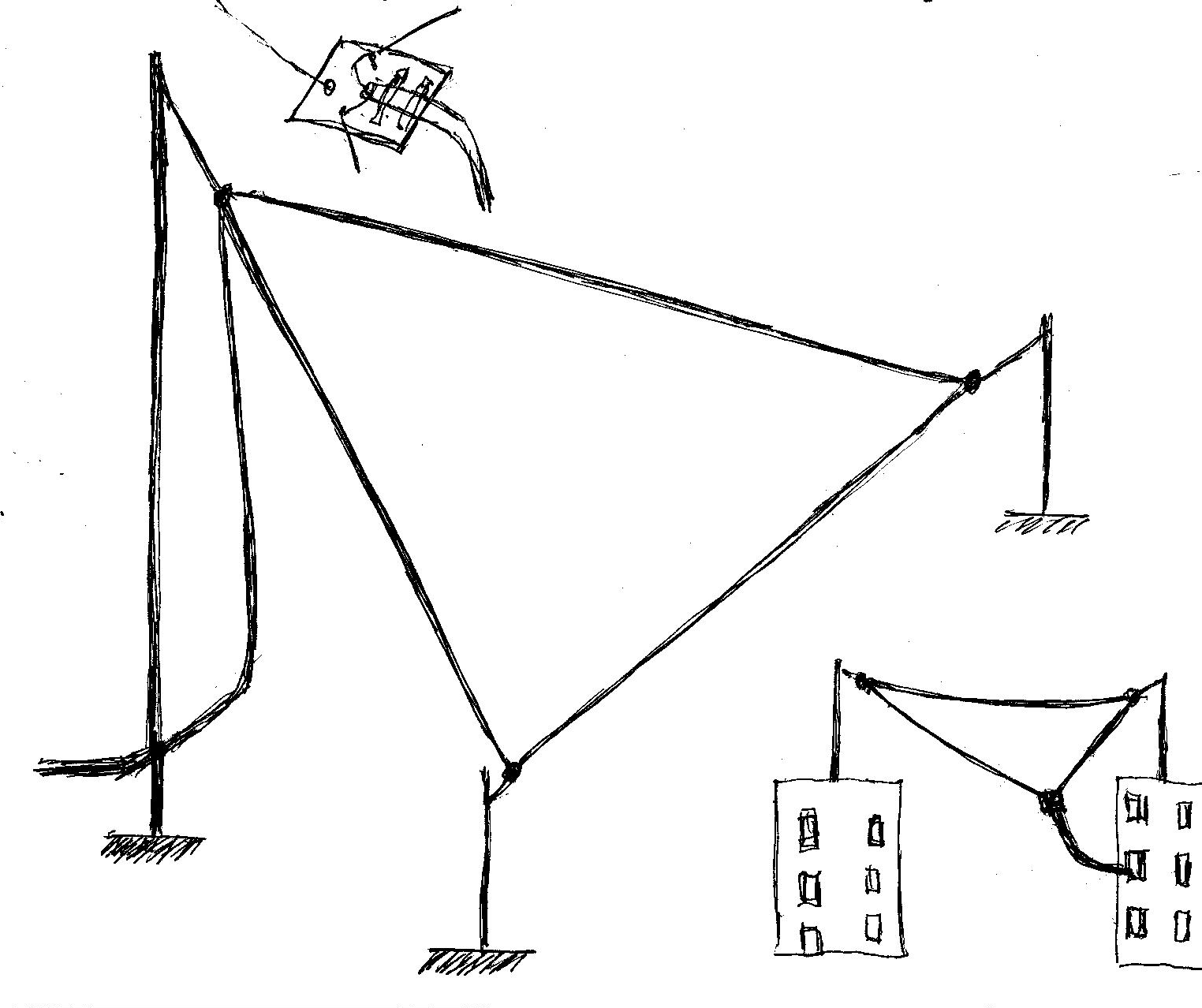 Антенна Delta Loop на 7, 10, 14 и 21 МГц